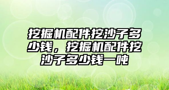 挖掘機(jī)配件挖沙子多少錢，挖掘機(jī)配件挖沙子多少錢一噸