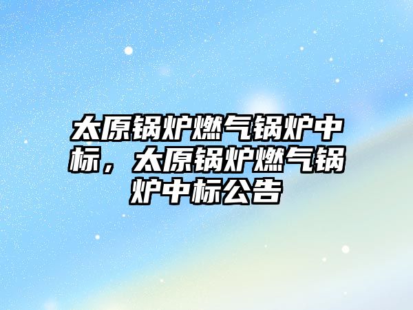 太原鍋爐燃氣鍋爐中標，太原鍋爐燃氣鍋爐中標公告