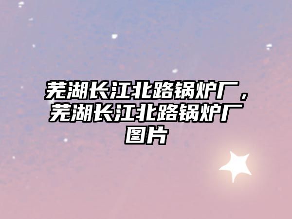 蕪湖長江北路鍋爐廠，蕪湖長江北路鍋爐廠圖片