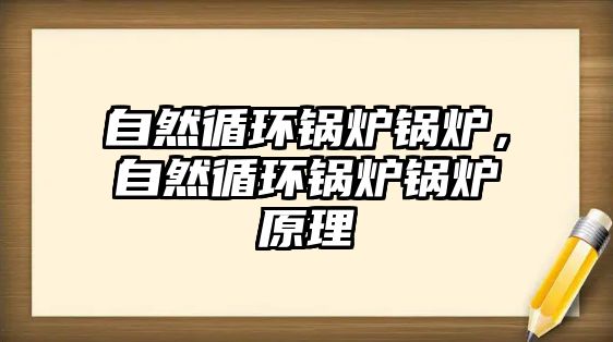 自然循環(huán)鍋爐鍋爐，自然循環(huán)鍋爐鍋爐原理