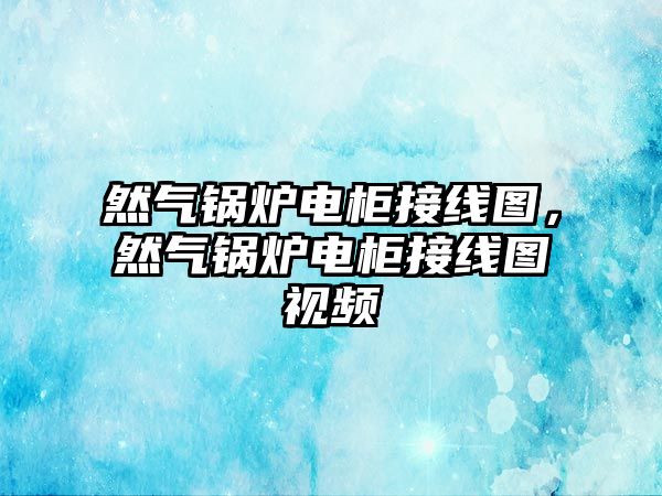 然氣鍋爐電柜接線圖，然氣鍋爐電柜接線圖視頻
