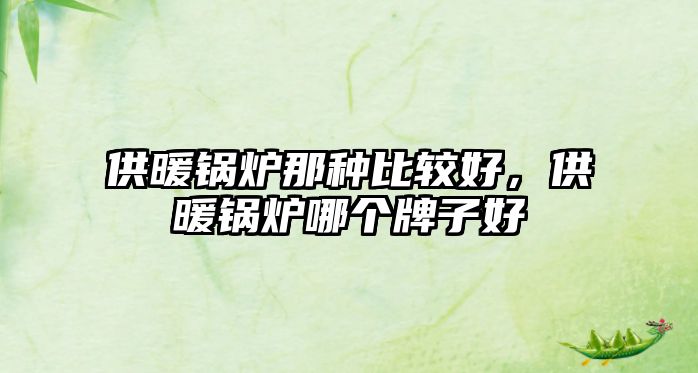 供暖鍋爐那種比較好，供暖鍋爐哪個牌子好