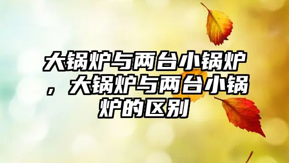 大鍋爐與兩臺(tái)小鍋爐，大鍋爐與兩臺(tái)小鍋爐的區(qū)別