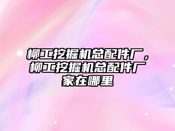 柳工挖掘機(jī)總配件廠，柳工挖掘機(jī)總配件廠家在哪里