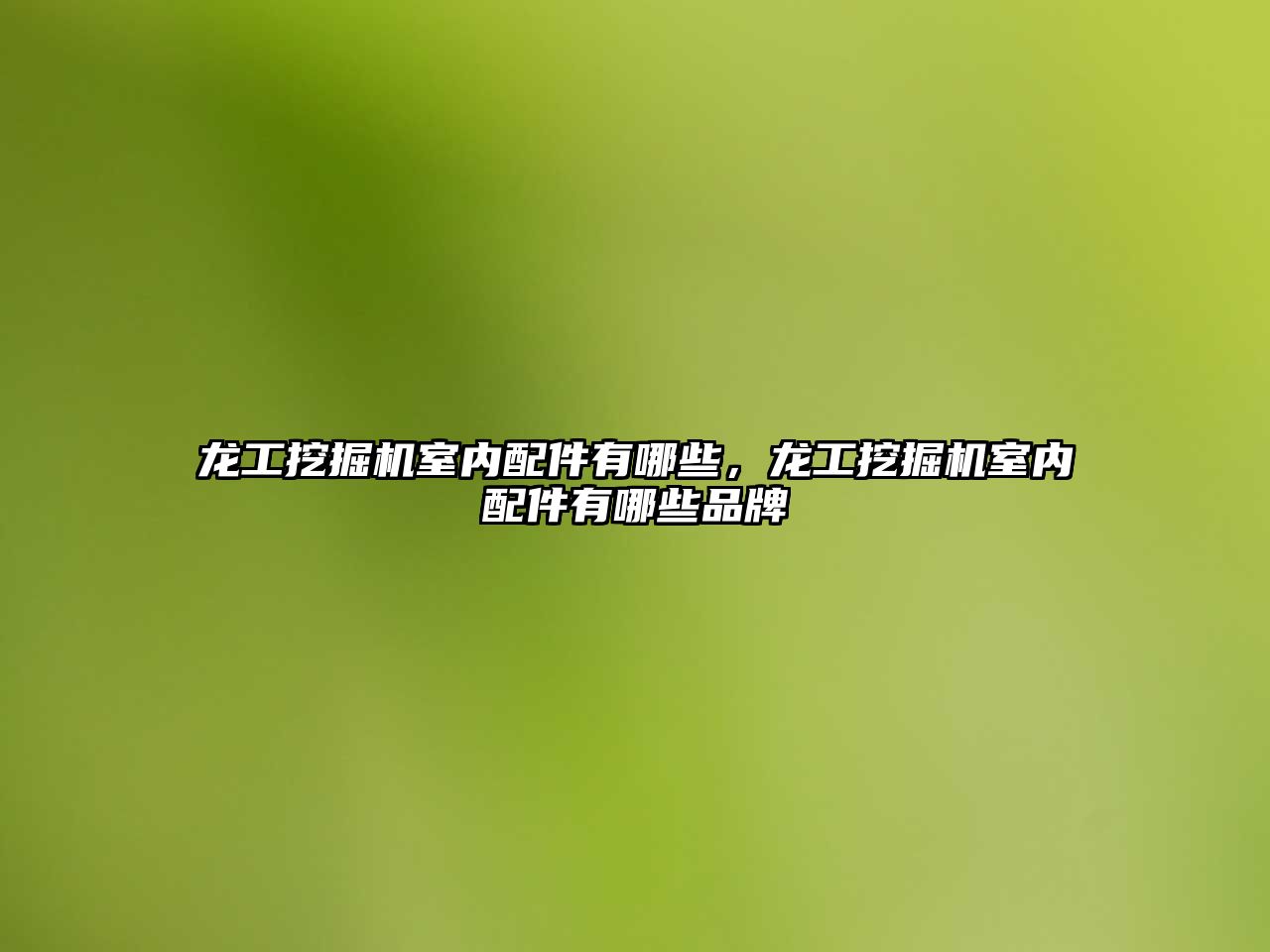 龍工挖掘機(jī)室內(nèi)配件有哪些，龍工挖掘機(jī)室內(nèi)配件有哪些品牌