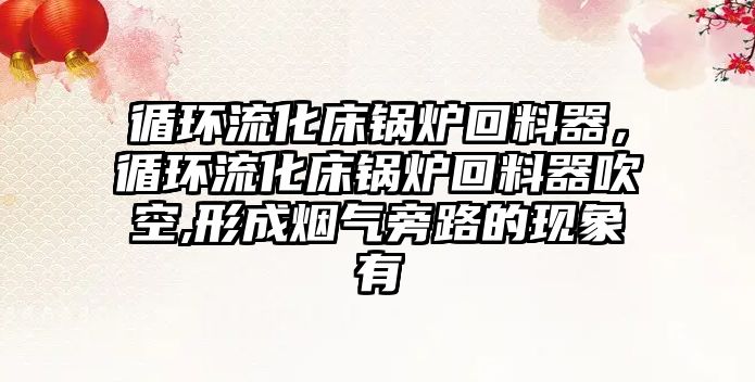 循環(huán)流化床鍋爐回料器，循環(huán)流化床鍋爐回料器吹空,形成煙氣旁路的現(xiàn)象有