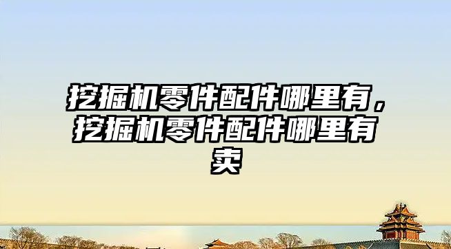 挖掘機(jī)零件配件哪里有，挖掘機(jī)零件配件哪里有賣