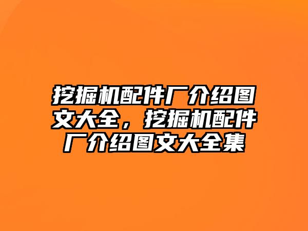 挖掘機(jī)配件廠介紹圖文大全，挖掘機(jī)配件廠介紹圖文大全集
