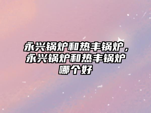 永興鍋爐和熱豐鍋爐，永興鍋爐和熱豐鍋爐哪個(gè)好