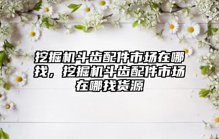挖掘機(jī)斗齒配件市場(chǎng)在哪找，挖掘機(jī)斗齒配件市場(chǎng)在哪找貨源
