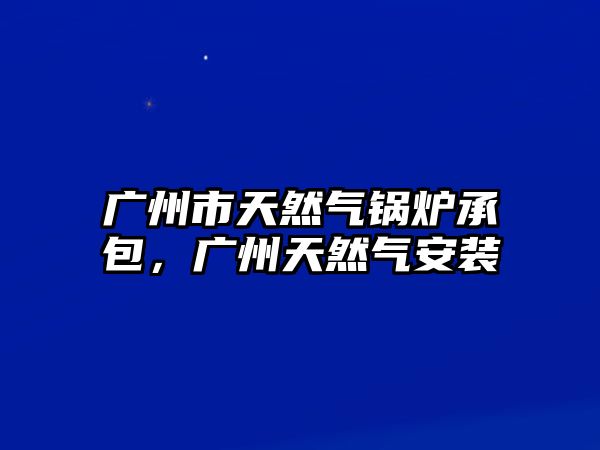 廣州市天然氣鍋爐承包，廣州天然氣安裝