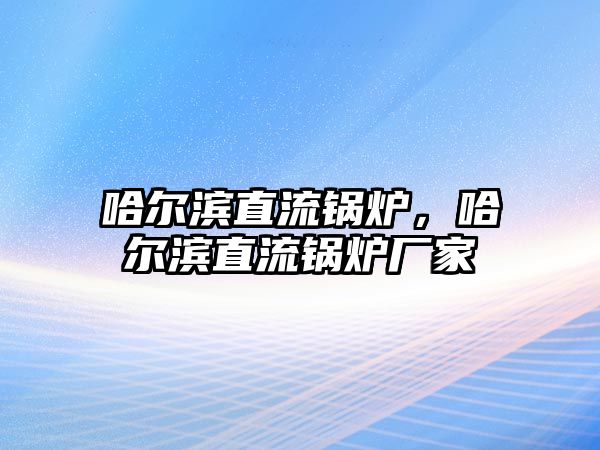 哈爾濱直流鍋爐，哈爾濱直流鍋爐廠家