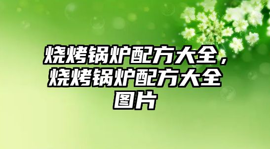 燒烤鍋爐配方大全，燒烤鍋爐配方大全圖片