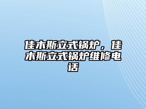 佳木斯立式鍋爐，佳木斯立式鍋爐維修電話