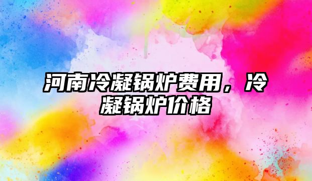 河南冷凝鍋爐費(fèi)用，冷凝鍋爐價格