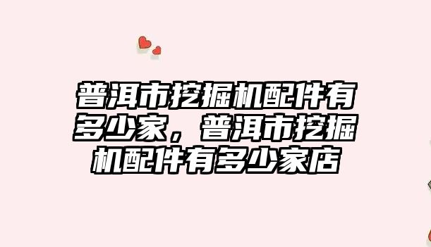 普洱市挖掘機配件有多少家，普洱市挖掘機配件有多少家店