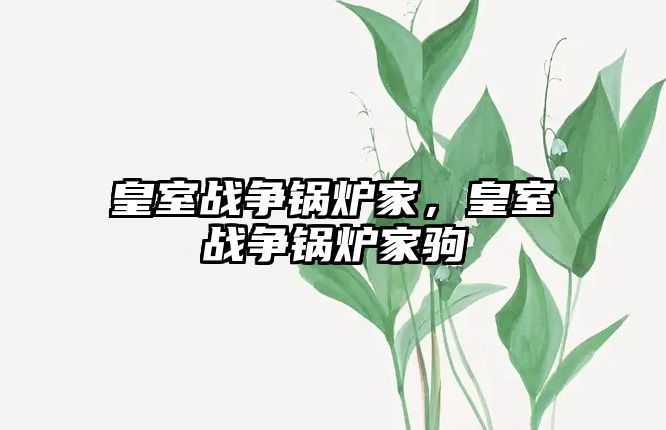 皇室戰(zhàn)爭(zhēng)鍋爐家，皇室戰(zhàn)爭(zhēng)鍋爐家駒