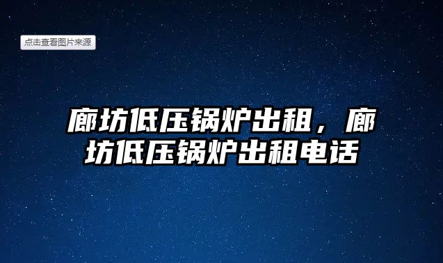 廊坊低壓鍋爐出租，廊坊低壓鍋爐出租電話(huà)