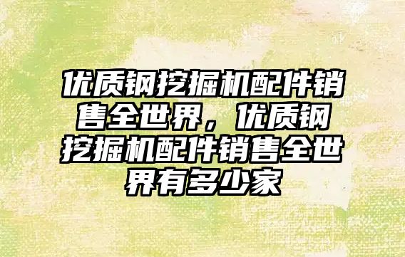 優(yōu)質(zhì)鋼挖掘機配件銷售全世界，優(yōu)質(zhì)鋼挖掘機配件銷售全世界有多少家