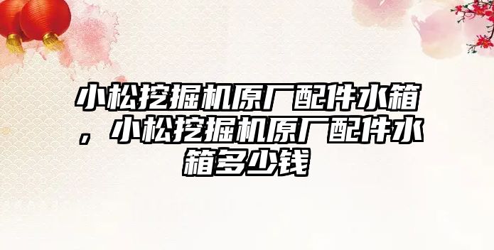小松挖掘機(jī)原廠(chǎng)配件水箱，小松挖掘機(jī)原廠(chǎng)配件水箱多少錢(qián)
