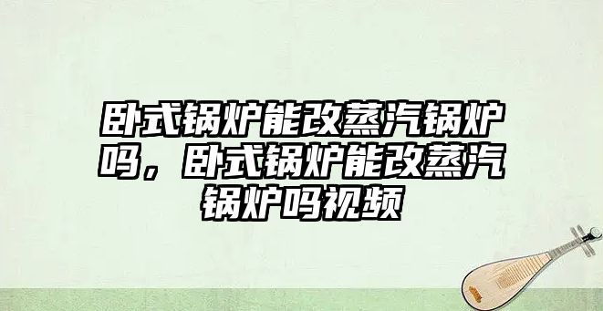 臥式鍋爐能改蒸汽鍋爐嗎，臥式鍋爐能改蒸汽鍋爐嗎視頻