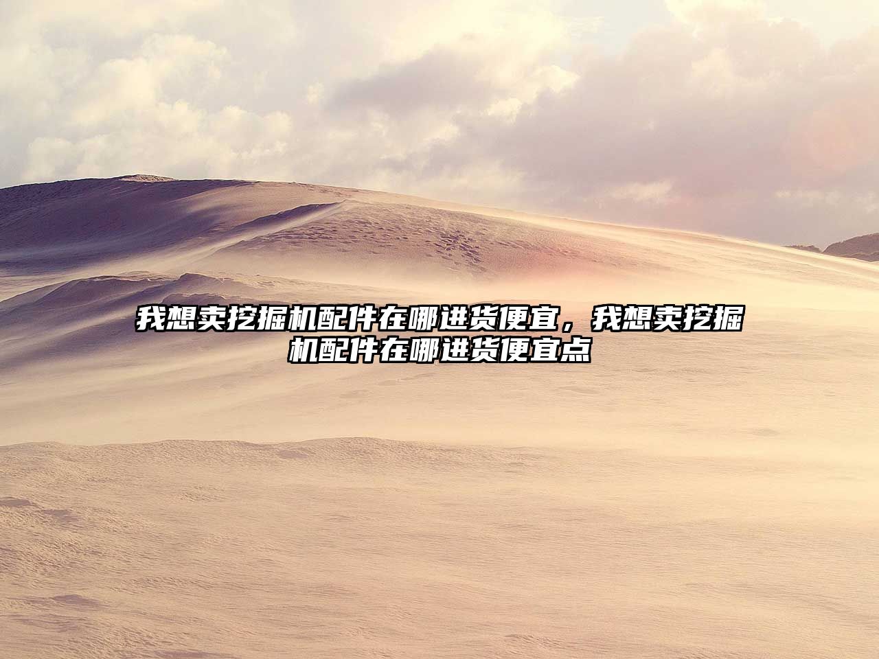 我想賣(mài)挖掘機(jī)配件在哪進(jìn)貨便宜，我想賣(mài)挖掘機(jī)配件在哪進(jìn)貨便宜點(diǎn)