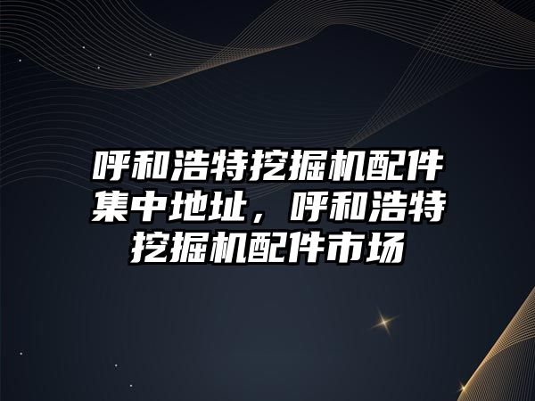 呼和浩特挖掘機(jī)配件集中地址，呼和浩特挖掘機(jī)配件市場
