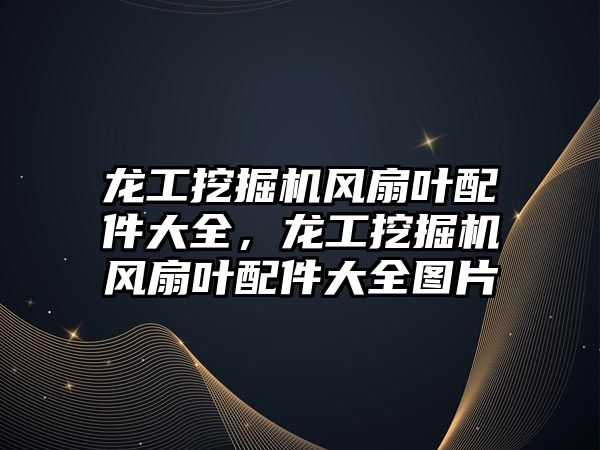 龍工挖掘機風(fēng)扇葉配件大全，龍工挖掘機風(fēng)扇葉配件大全圖片