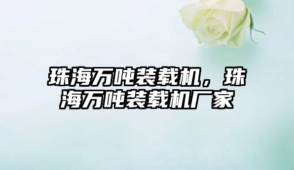 珠海萬噸裝載機(jī)，珠海萬噸裝載機(jī)廠家