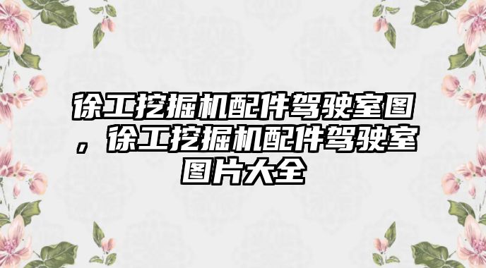 徐工挖掘機配件駕駛室圖，徐工挖掘機配件駕駛室圖片大全
