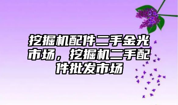 挖掘機(jī)配件二手金光市場，挖掘機(jī)二手配件批發(fā)市場
