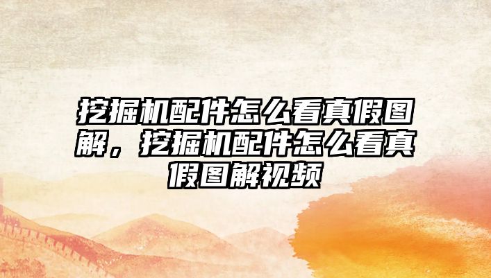 挖掘機(jī)配件怎么看真假圖解，挖掘機(jī)配件怎么看真假圖解視頻