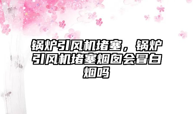 鍋爐引風(fēng)機(jī)堵塞，鍋爐引風(fēng)機(jī)堵塞煙囪會(huì)冒白煙嗎