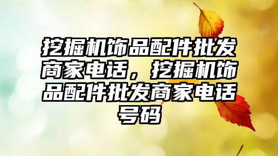 挖掘機飾品配件批發(fā)商家電話，挖掘機飾品配件批發(fā)商家電話號碼