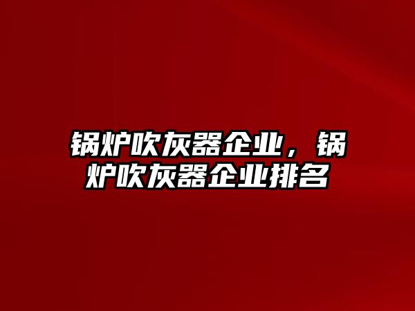 鍋爐吹灰器企業(yè)，鍋爐吹灰器企業(yè)排名