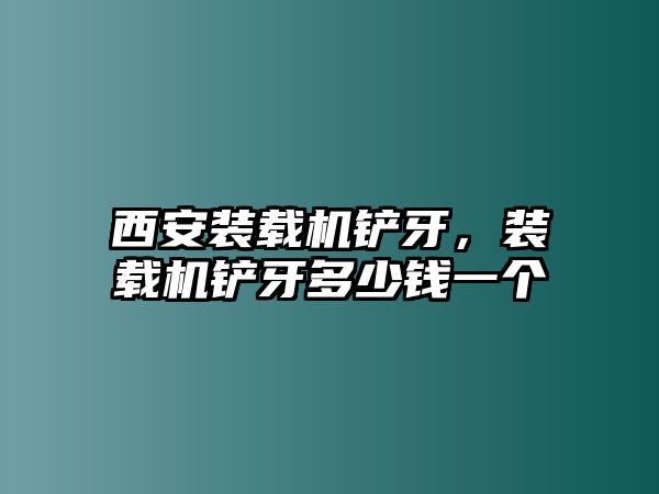 西安裝載機鏟牙，裝載機鏟牙多少錢一個