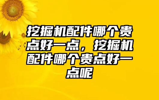 挖掘機(jī)配件哪個(gè)貴點(diǎn)好一點(diǎn)，挖掘機(jī)配件哪個(gè)貴點(diǎn)好一點(diǎn)呢