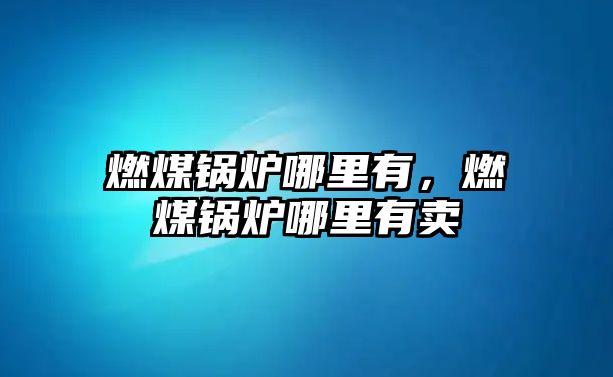 燃煤鍋爐哪里有，燃煤鍋爐哪里有賣