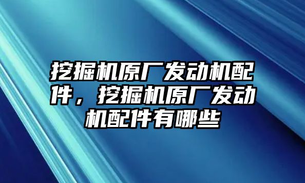 挖掘機(jī)原廠發(fā)動(dòng)機(jī)配件，挖掘機(jī)原廠發(fā)動(dòng)機(jī)配件有哪些
