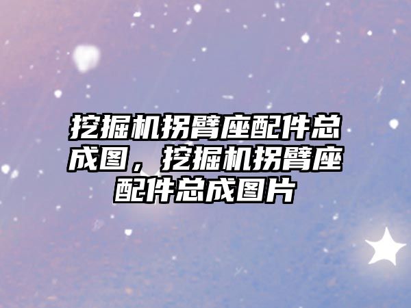 挖掘機(jī)拐臂座配件總成圖，挖掘機(jī)拐臂座配件總成圖片