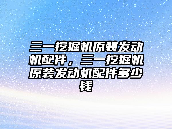 三一挖掘機(jī)原裝發(fā)動(dòng)機(jī)配件，三一挖掘機(jī)原裝發(fā)動(dòng)機(jī)配件多少錢