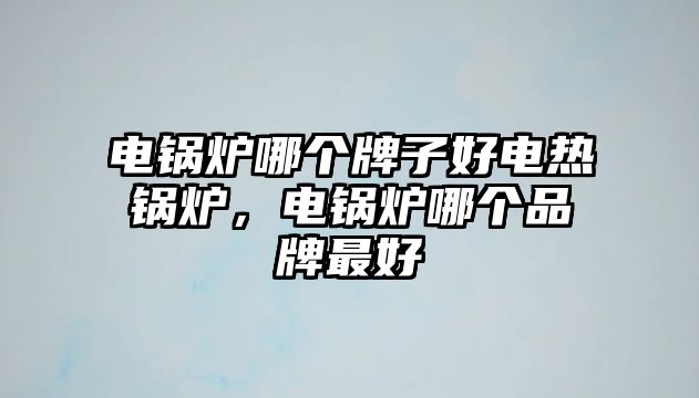 電鍋爐哪個(gè)牌子好電熱鍋爐，電鍋爐哪個(gè)品牌最好