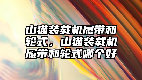 山貓裝載機履帶和輪式，山貓裝載機履帶和輪式哪個好