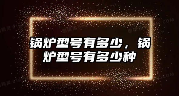 鍋爐型號有多少，鍋爐型號有多少種