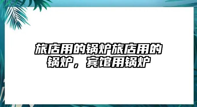 旅店用的鍋爐旅店用的鍋爐，賓館用鍋爐