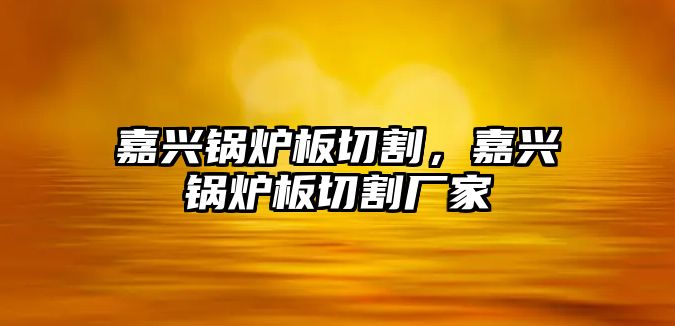 嘉興鍋爐板切割，嘉興鍋爐板切割廠家