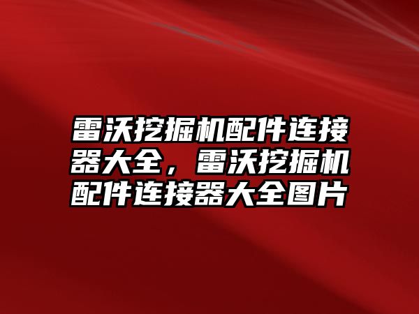 雷沃挖掘機(jī)配件連接器大全，雷沃挖掘機(jī)配件連接器大全圖片