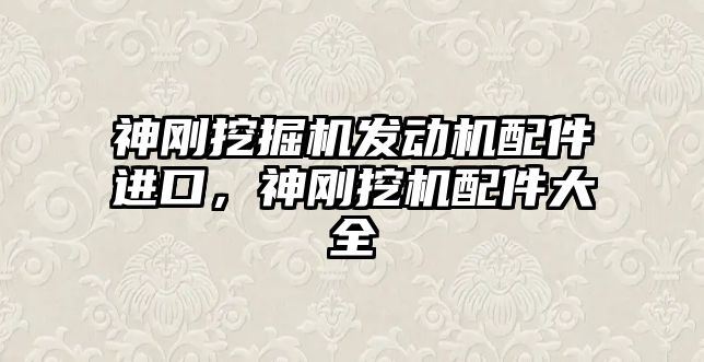 神剛挖掘機發(fā)動機配件進口，神剛挖機配件大全