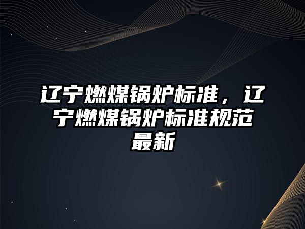 遼寧燃煤鍋爐標準，遼寧燃煤鍋爐標準規(guī)范最新