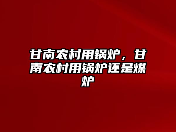 甘南農(nóng)村用鍋爐，甘南農(nóng)村用鍋爐還是煤爐